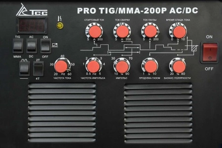 фото аппарат tig сварки алюминия tss pro tig/mma-200p ac/dc