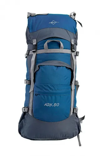 фото рюкзак туристический «ark» - 80л, синий