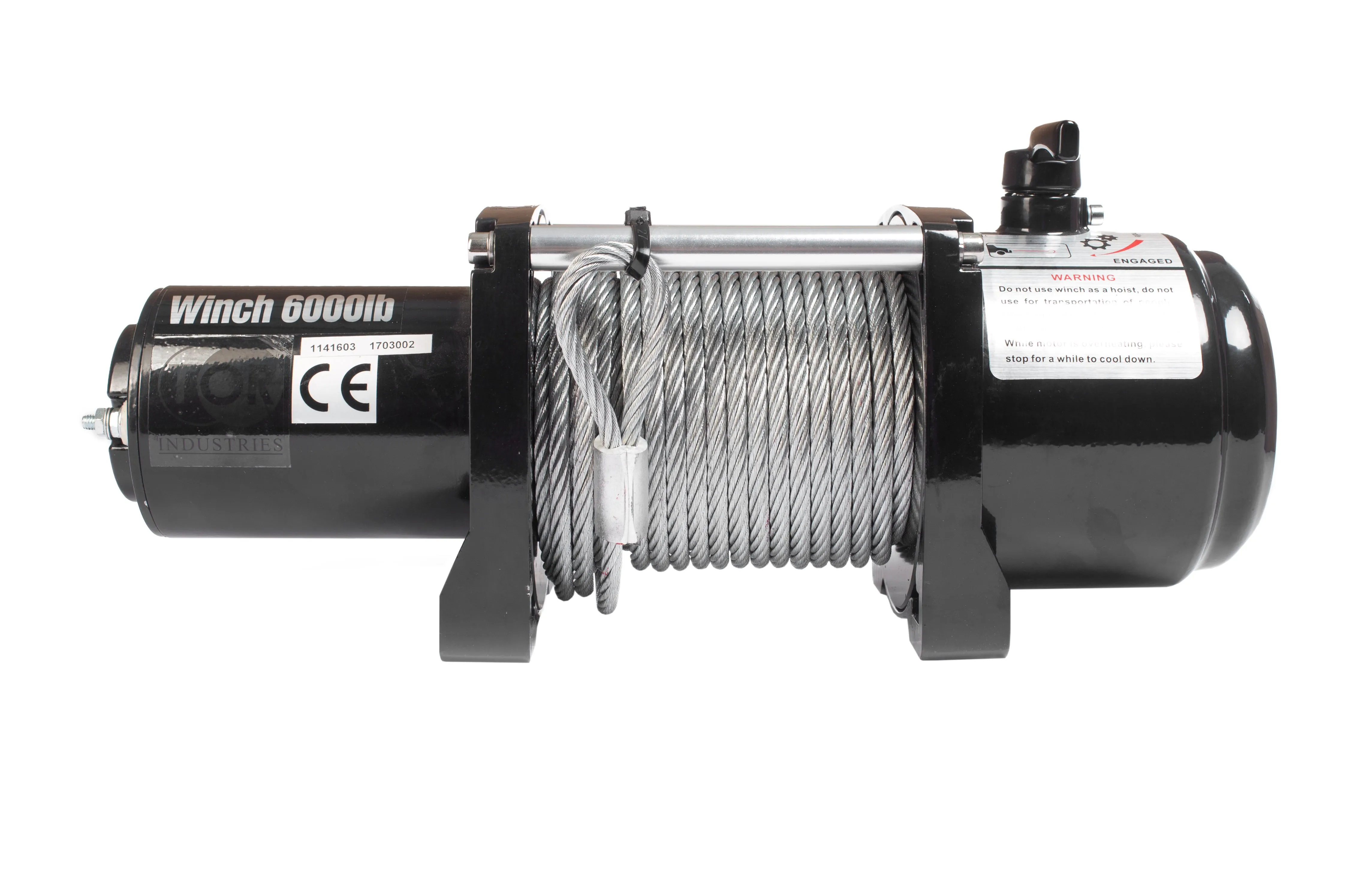 фото лебедка (2720 кг/20 м) автомобильная tor 12 v p6000